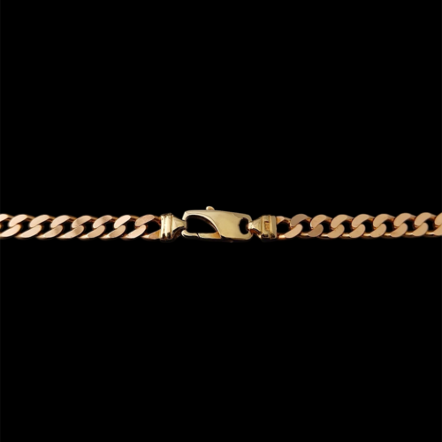 9ct yellow gold 4.5mm curb chain 20g