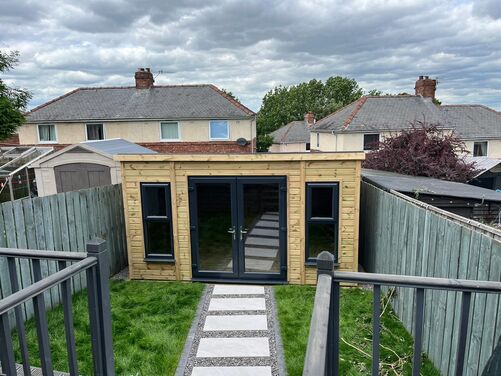 #PVC047 14x12 Pent Summer House