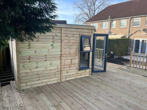 #PVC046 14x14 Corner Summer House