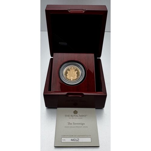 2025 KC111 gold proof full sovereign
