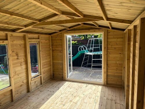 #PVC094 18x10 Apex Summer House