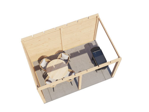 3.88mtr x 2.5mtr 28mm walled Gazebo