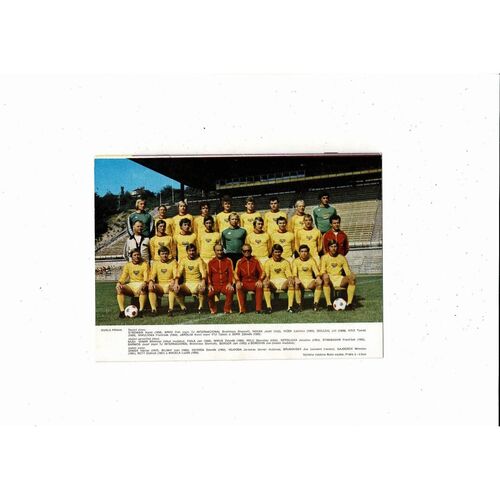 Dukla Prague v Ujpesti Dozsa European Cup Football Programme 1979/80