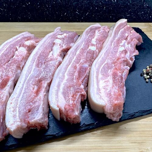 Pork belly slices