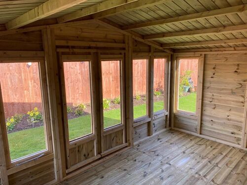 #SHA083 14x10 Apex Summer House