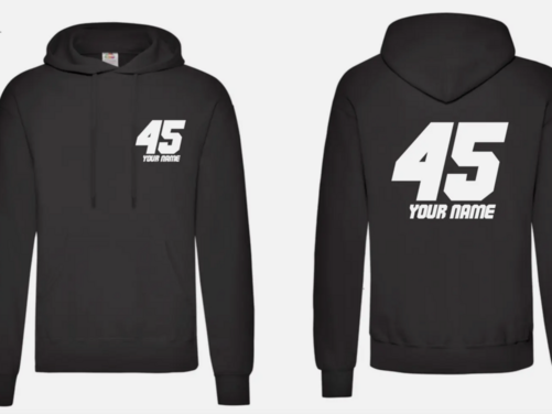 Custom Race Hoodies Name Number