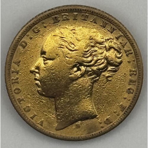 1873 Queen Victoria full gold sovereign