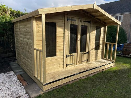 #SHA035 12x10 Apex Summer House