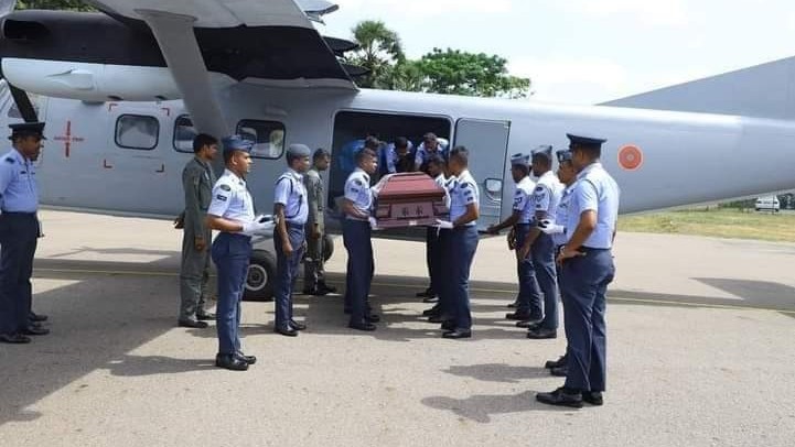 இரா. சம்பந்தனின் பூதவுடல் திருமலையை வந்தடைந்தது