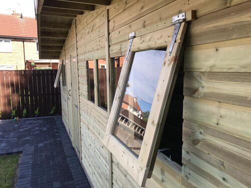 #A069 22x10 Apex Reverse Shed