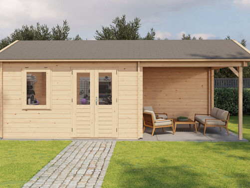 400cm x 400cm + 300cm Veranda