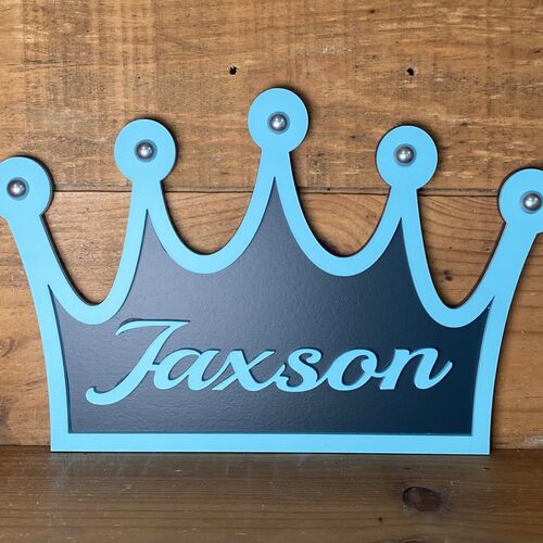 Princess / Prince crown door plaque