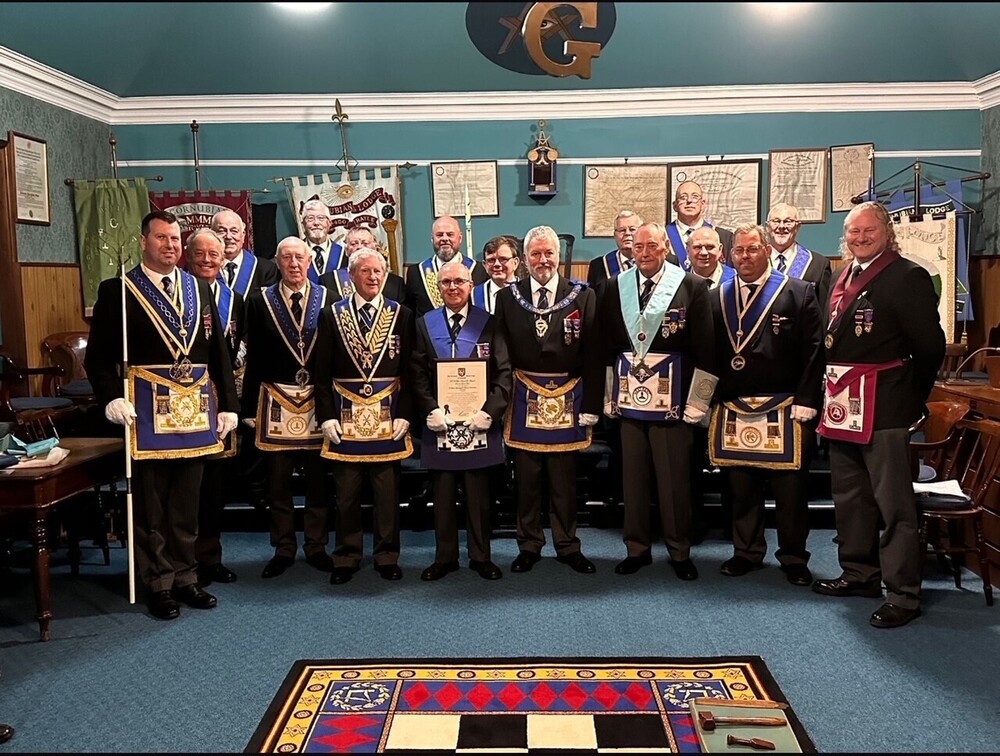 W.Bro. Michael Murton PAGDC Celebrates 50 Years of Freemasonry