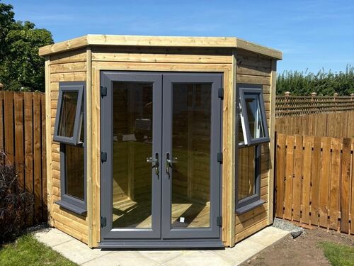 #PVC106 7x7 Corner Summer House