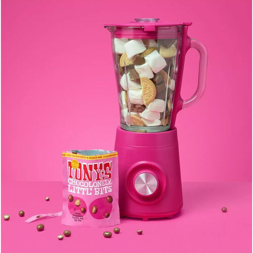 Tony’s Chocolonely Littl' Bits Combo - Milk Chocolate Caramel, Marshmallow & Biscuit Mix Duo - 280g