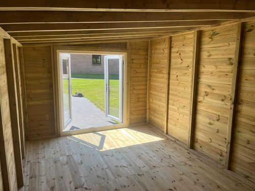 #PVC105 16x10 Pent Workshop/Summer House