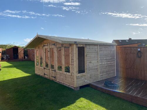 #SHA083 14x10 Apex Summer House