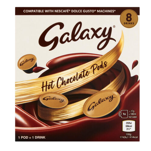 Nescafé Dolce Gusto Galaxy Hot Chocolate Pods 8 x 17g
