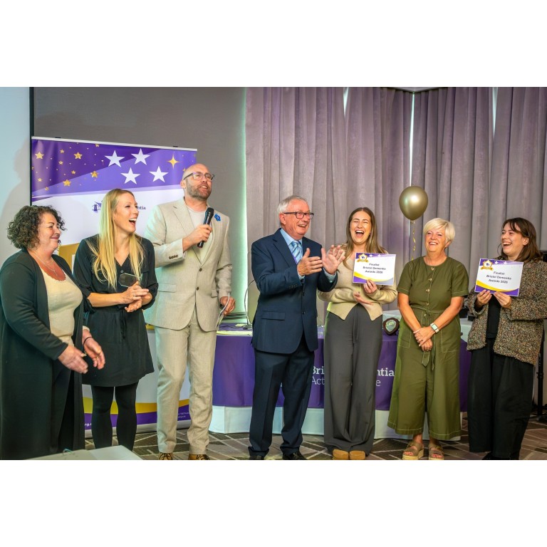 Celebrating dementia care achievements at the Bristol Dementia Awards 2026, where Your Care received an Organisation Award and three finalist recognitions.