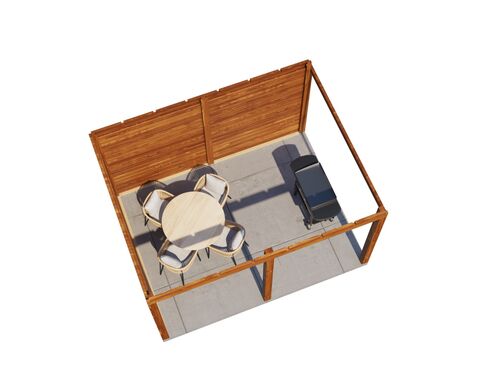 3.88mtr x 3.0mtr 28mm walled Gazebo