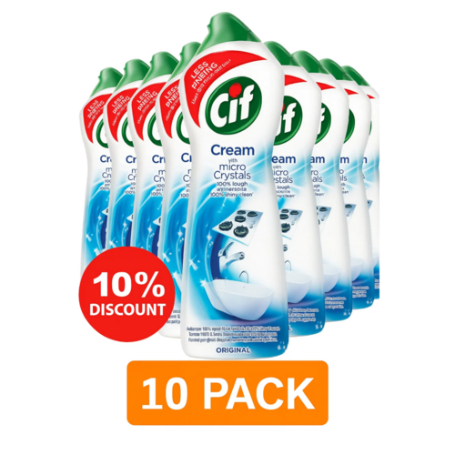 CIF Household Cream Cleaner Original 500ml Pack of 10