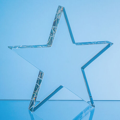 Free Standing Optical Crystal Star Award - 15cm