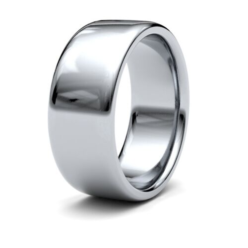 9ct 8mm court profile classic wedding ring