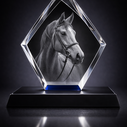 The Super Large 3D Jura Colour Iceberg Crystal