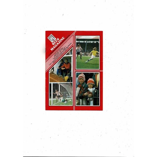 1980/81 Brentford v Fulham Football Programme