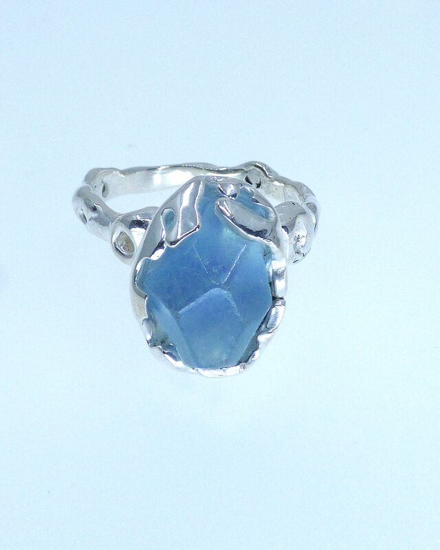 Aquamarine Siren Ring