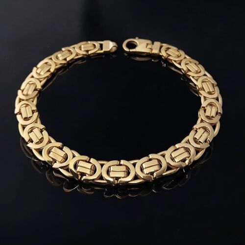 Flat byzantine bracelet