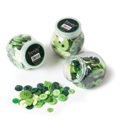 Buttons Craft Jar