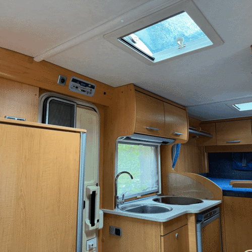 2006 Hymer Van 522 Fixed Bed Motorhome Silver Ford Transit LHD - 1 Owner 16yrs