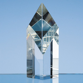 Optical Crystal Sloping Diamond (12.5cm)