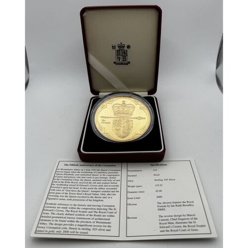 2003 silver proof 5 ounce coin