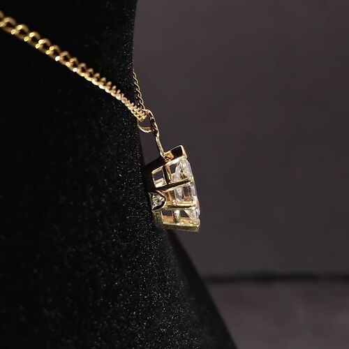 Certified Marquise diamond pendant