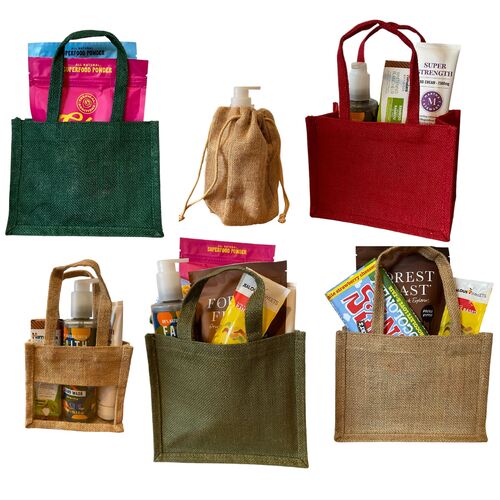 Hessian Jute Easter Gift Bags Various Sizes & Styles