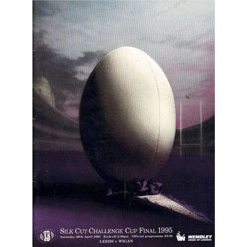 1995 Leeds v Wigan (29/04/1995) Rugby League Challenge Cup Final Programme