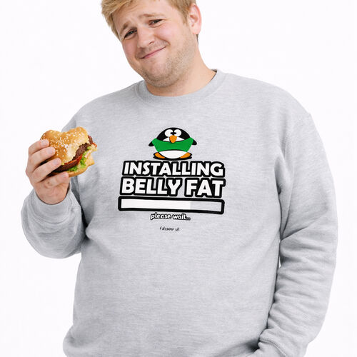 'Installing Belly Fat' Sweatshirt