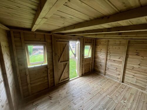 #P012 12x10 Pent Shed