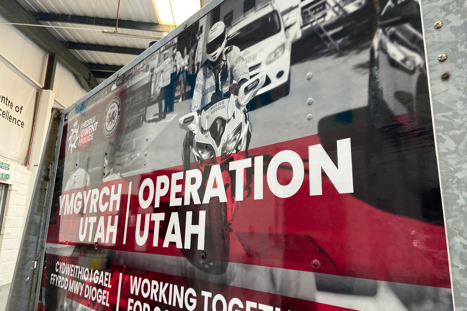 Gwent Police - Luton Box Trailer