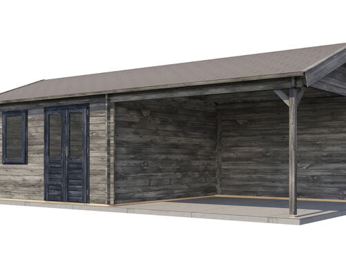 400cm x 400cm + 400cm Veranda