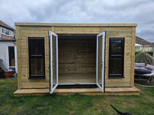 #PVC103 14x8 Pent Summer House