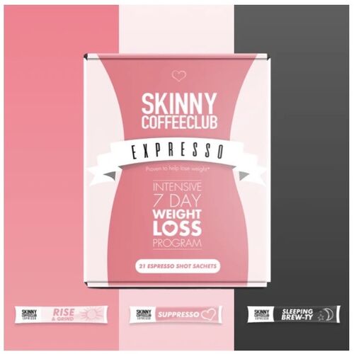 Skinny Coffee Club Expresso 7 Day intensive Weightloss Program(21 Sachets)