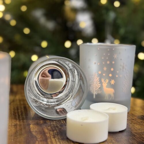 Winter Wishes Container and Tea lights