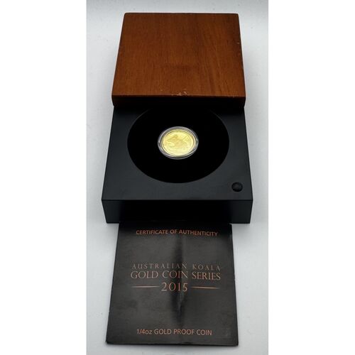 2015 gold proof 1/4 ounce Koala coin