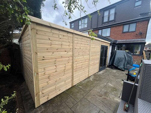 #PVC081 20x10 Pent Summer House