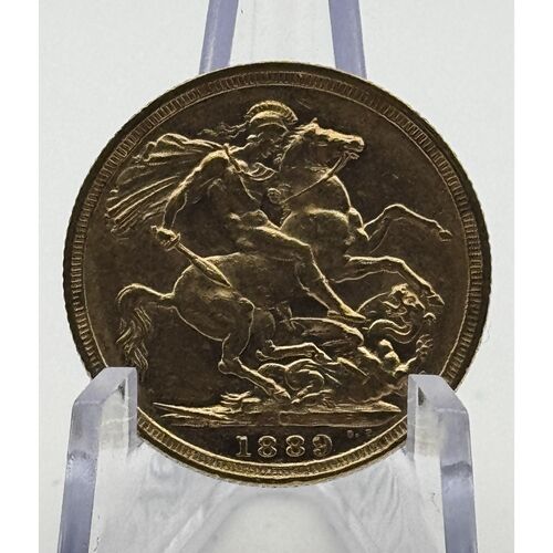 1889 ‘S’Jubilee head full gold sovereign