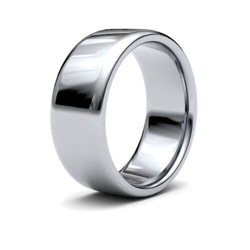 9ct 8mm court profile classic wedding ring