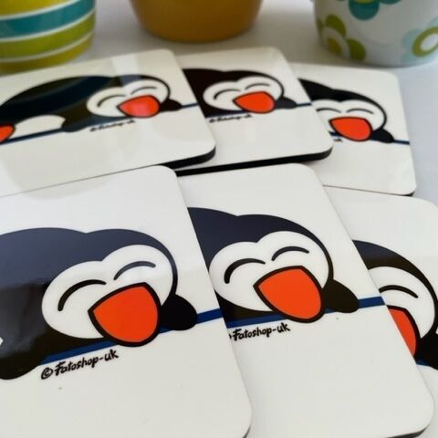 'Sleepy Penguin' Coaster